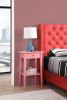 Charming Pink Contemporary Nightstand