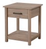 Sleek Contemporary Nightstand In Sandle Wood