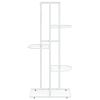 Plant Stand White Metal Shelving Plant Stand Rectangular