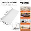 VEVOR 84 x 42 Inch Clear Table Cover Protector, 1.5mm Thick Clear Desk Protector Table Pads, Plastic Tablecloth Table Protector for Dining Room Table