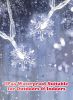 2 Pack Christmas Snowflakes Lights, 26 Ft 50 LED Snowflake String Lights Battery Operated