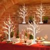 Christmas Decorations Indoor, 2 FT Birch Tree with LED Lights, Fairy Light Spirit Tree for Christmas Decor