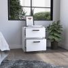 Bethel Two Drawers Nightstand with Handles