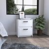 Bethel Two Drawers Nightstand with Handles